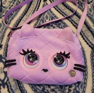 Girls Animated Kitty Purse Pet